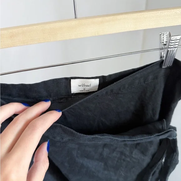 Wilfred linen midi wrap skirt - Picture 4 of 8